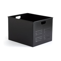 Металлический Ящик для хранения Hiba единый размер черный LA REDOUTE INTERIEURS  фото, kupilegko.ru